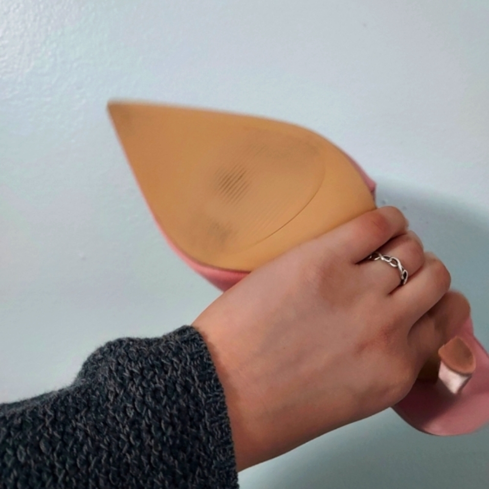 Zara blush satin heels - Picture 7 of 7